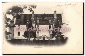 Old Postcard Cluny Abbey Palace