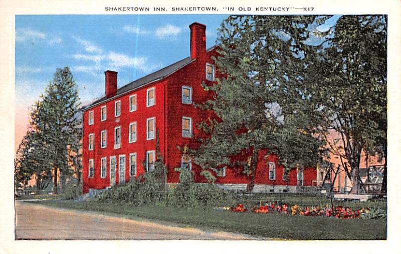 Inn Shakertown, Kentucky USA KY Shaker Unused 