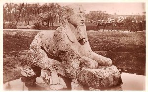 Alabaster Sphinx Memphis Egypt, Egypte, Africa Unused 