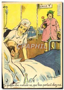 Old Postcard Nurse Humor