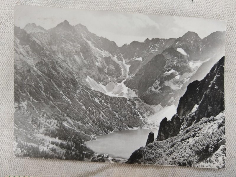Postcard - The Morskie Oko Basin, Tatra Mountains - Poland