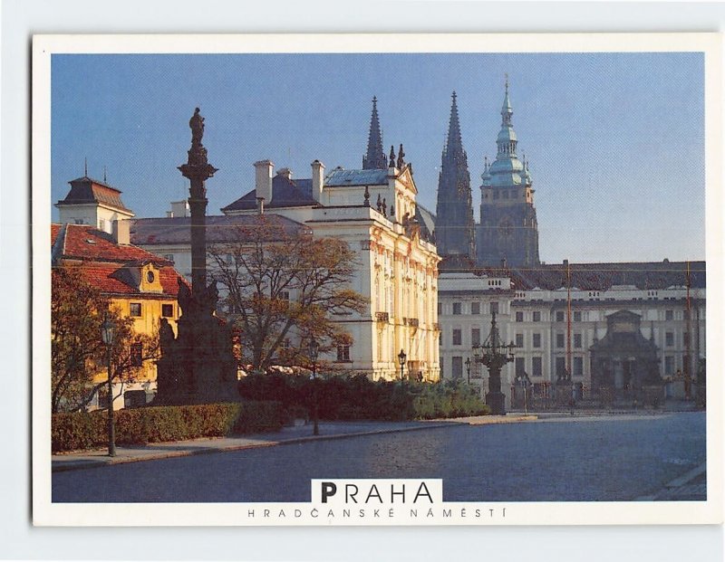 Postcard Hradčanské Náměstí, Prague, Czech Republic