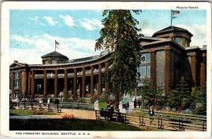 Postcard MUSEUM SCENE Seattle Washington WA AL7157