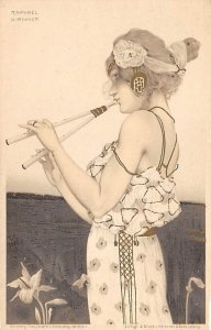 Artist Raphael Kirchner  Post Card Series 99 No. 1 unused paper is clipped of...