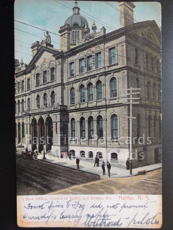 CANADA: Halifax, Post Office Corner of Hollis and George Street c1905