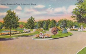 Maine Portland Baxter Boulevard Route 1