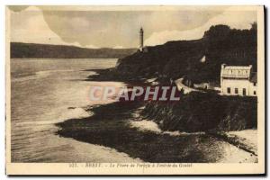 Old Postcard Lighthouse Portzic has the & # 39entree Goulet Brest