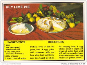 Florida Key Lime Pie Recipe