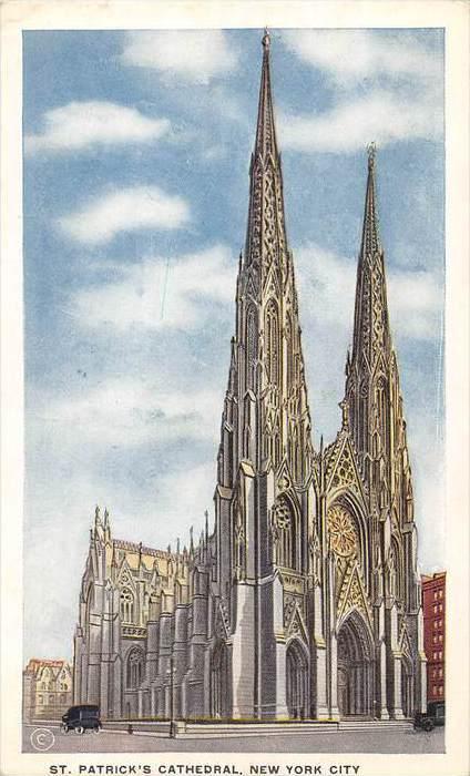 12335  New York City  1920's St. Patrick’s Cathedral