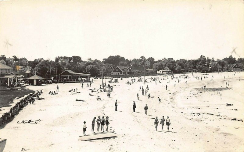 South Portland ME Willard Haven & Binnacle Real Photo Postcard 