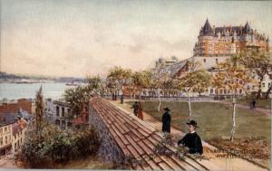 TUCK OILETTE Quebec Chateau Frontenac c1910 Postcard