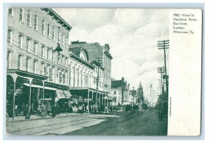 c1905 View Of Hamilton Street East Lumber Allentown Pennsylvania PA Postcard