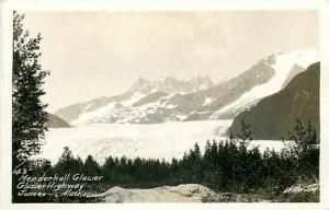 AK, Juneau, Alaska, RPPC, Mendenhall Glacier