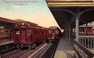 Elevated Railroad, Fortieth Street Station Philadelphia, Pennsylvania PA  