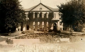c1915 RPPC Hays, Kansas Teachers College Admin Building Vintage Postcard P113