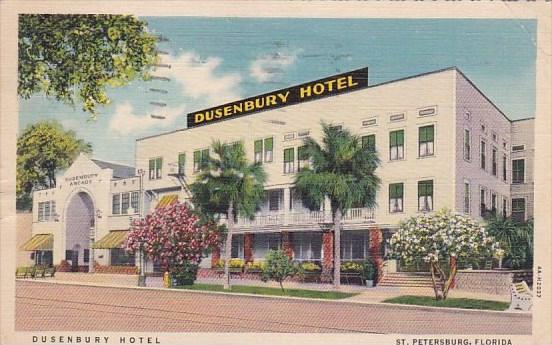 Florida Saint Petersburg Dusenbury Hotel 1941