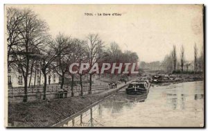 Toul Old Postcard The d & # 39eau station