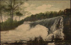 Westbrook CT Chapman Mill Falls c1910 Postcard