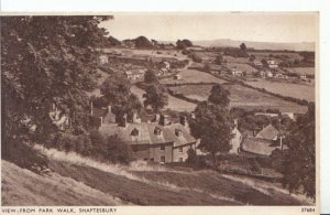 Dorset Postcard - View From Park Walk - Shaftesbury - Ref 1130A