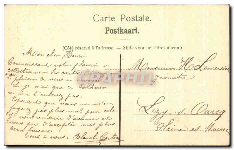 Old Postcard Han Sur Lesse Han hole Hels out caves