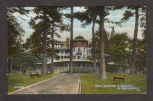 NEW YORK LAKE GEORGE NY Hotel Sagamore Postcard PC