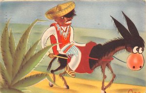 Donkey Comics Donkey 1942 light postal marking on front