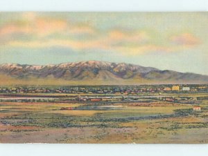 Linen PANORAMIC VIEW Albuquerque New Mexico NM AD6541