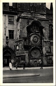 Czech Republic Prague The Old Clock Town Hall Vintage Postcard C017