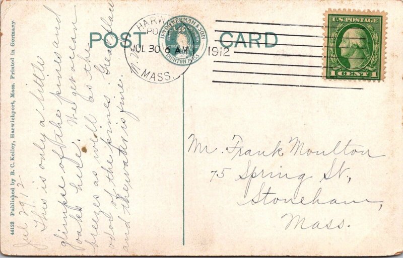 Pine Tree Avenue, Harwichport MA c1912 Vintage Postcard R64