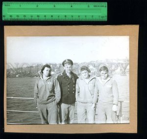 229426 RUSSIA USSR NORTH NAVAL Fleet sailors on ship photos