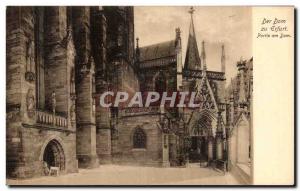 Postcard Old Der Dom zu Erfurt am Dom Oest Party