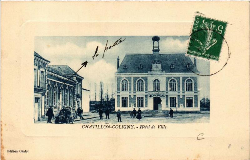 CPA CHATILLON-COLIGNY Hotel de Ville (607469)