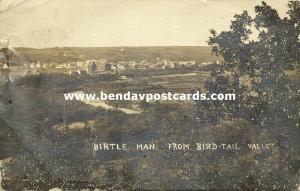 canada, BIRTLE, Man., View from Birdtail River Valley (1919) RPPC