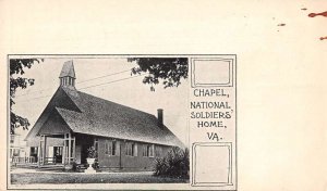 National Soldiers Home Virginia Chapel Vintage Postcard AA15325