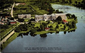 Louisiana Baton Rouge Lady Of The Lake Hospital Seen From Top Of State Capitol