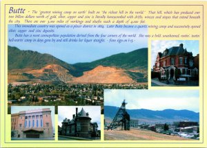 Greatest Mining Camp Sing Text I-15 Butte Montana POSTCARD