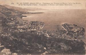 BF5196 la turbie panorama sur monaco et monte carlo cap france      France