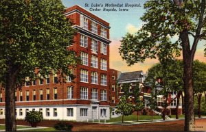 Iowa Cedar Rapids St Luke's Methodist Hospital 1948 Curteich