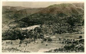 1940s White Sulphur Springs West Virginia Green Brier RPPC Real photo 9884