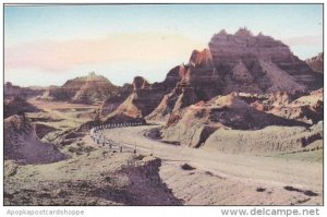 The Foot Of Cedar Pass Vampire Peak The Badlands Nat Monument South Dakota Ha...