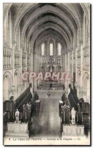 Old Postcard La Grande Trappe Interior Chapel