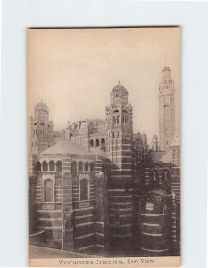 Postcard East View, Westminster Cathedral, London, England