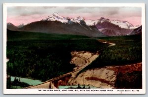 Hand Colored  RPPC Yoho Park British Columbia  Canada   Postcard  c1930