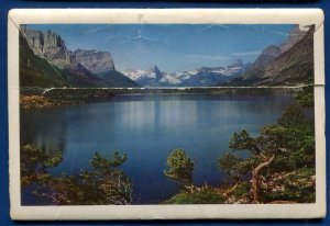 Montana Mt Glacier National Park Lake McDonald Garden Wall Postcard Folder