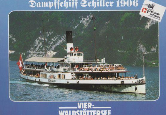 Dampffschiff Schiller 1906 German Cruise Ship Liner Postcard