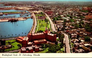 Florida St Petersburg Aerial View Waterfront Park Vinoy Hotel In Foreground