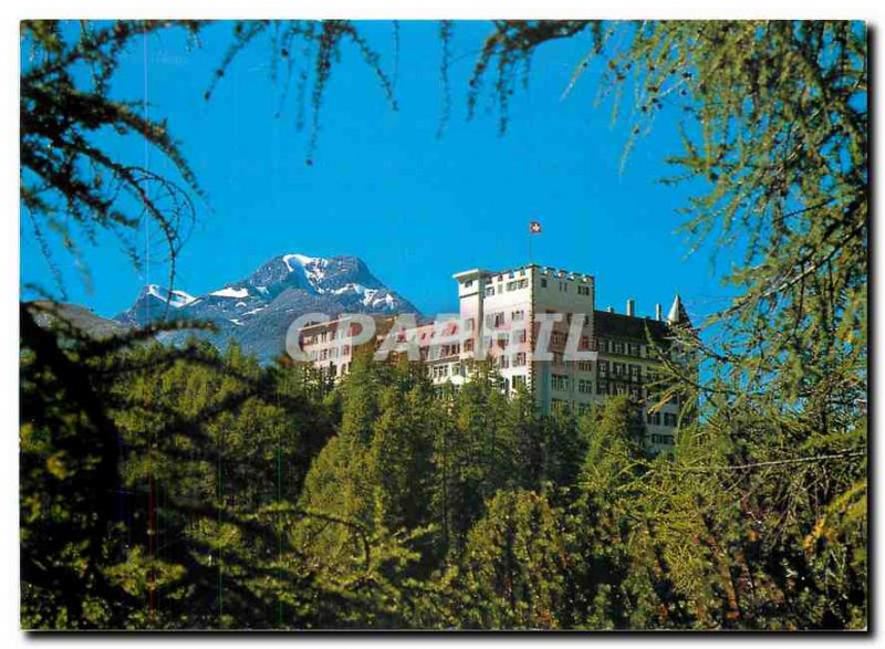 Postcard Modern Hotel Waldhaus Sils Maria Oberengadin