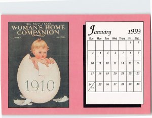 Postcard Woman's Home Companion, January-1993 Limited Edition Calendar Set