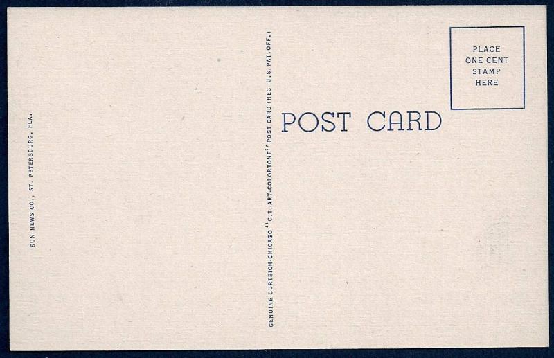 Womans Cottage VA Admin Home Bay Pines Florida unused c1946