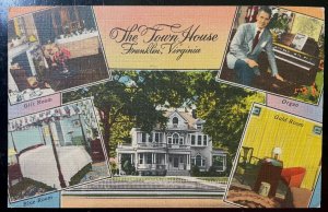 Vintage Postcard 1952 The Town House Inn, Franklin, Virginia